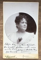 Blaha Lujza Csobánkán 1900. Fotó