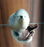 Zsolnay porcelán süni figura – különleges ajándék állatbarátoknak