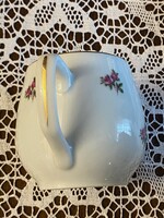 Csehszlovák porcelán bögre,csésze, nagyon szép virágmintás dekorral. Törés-repedés mentes állapotban