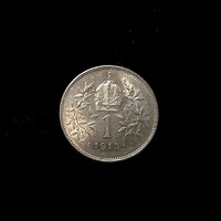 1 KORONA - (83,5 ezüst)  AUSZTRIA-MAGYARORSZÁG - 1915