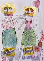Für Emil: Dobj egy mosolyt (Hétköznapi mail art változatban.)