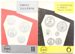 Tiroli tallérok + I. Ferdinánd és Miksa veretei - szakirodalom