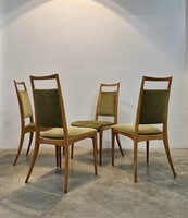Vintage századközepi étkezőszék garnitúra,  Dettinger design