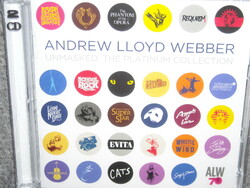 ANDREW LLOYD WEBBER UNMASKED THE PLATINUM COLLECTION 2cd CD ÚJ gyári bontatlan