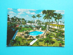 Képeslap (58/1) - USA - Fort Lauderdale - Riviera Hotel 1960-as évek - (9x14 cm)