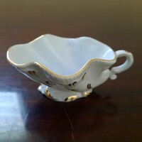 Herendi virágmintás porcelán tejkiöntő, tejes kancsó