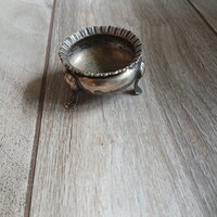Pazar antik ezüstözött fűszertartó (5,7x3,2 cm)