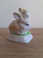 Húsvéti nyuszis porcelán figura, nipp
