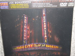JOE BONAMASSA LIVE AT RADIO CITY MUSIC HALL cd+dvd CD ÚJ gyári bontatlan