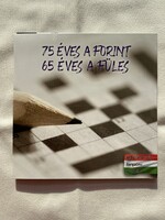 2022 75 éves a Forint - 65 éves a Füles bliszter - csupán 750 példány! sorszám: 0332