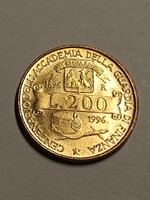 Olaszország 200 emlék líra 1996 nagyon szép