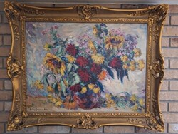 Iványi Grünwald Béla -- Virágcsendélet -- 1930 as évek