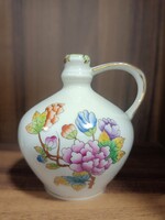 Herendi Viktória mintás, kézzel festett porcelán kiskorsó.