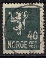 Norvégia - Mi:NO 130A - U - Kat. ért.: 0.25€ (II. típus: 16mm kis kép)