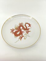 Wallendorf német sárkányos porcelán tál