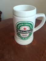 Heineken sörös orcelán  korsó