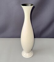 Ritka Jasba Cortina 375/30 repesztett mázas kerámia váza – Hibátlan Mid-Century (30 cm)