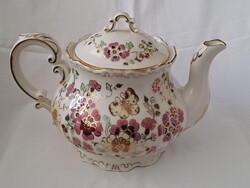 Hibátlan! Zsolnay pillangós / lepkés / pillangó mintás teás kanna, tea kiöntő
