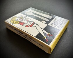 Retró újszerű Mokkás készlet 6 kiskanál és kockacukor fogó ELZETT MŰVEK