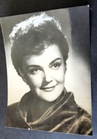 Cca. 1958 TOLNAY KLÁRI SZÍNMŰVÉSZ KORABELI SAJÁTKEZÜLEG ALÁÍRT DEDIKÁLT JELZETT SZTÁR FOTÓ