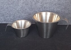 Rozsdamentes acél mérőpoharak/mártogatós csészék Stainless Steel Sweden jelzéssel