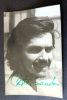 1974 OSZTER SÁNDOR MOZI SZTÁR SZÍNÉSZ SZÍNMŰVÉSZ LEGENDA SAJÁTKEZÜLEG ALÁÍRT AUTOGRÁF FOTÓ