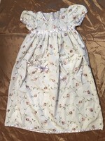 RUHA - LÁNY - HÍMZETT - hossz - 75 cm - váll - 20 cm - PAMUT - HIBÁTLAN