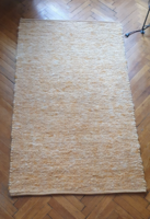 Mediterrán színvilágú, rusztikus gyapjúszőnyeg 90x160 cm