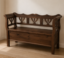 Karosláda , lóca,pad  ,felnyitós láda 160 cm