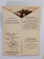 Képeslap, PASSAU - széthajtható képeslap ismertető szöveggel