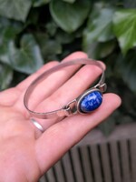 Szépséges lápisz lazuli ezüst karperec, karkötő