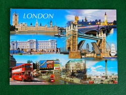 Képeslap - Nagy-Britannia 2011. London - városi panoráma mozaik