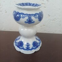 Wallendorf echt kobalt kicsi porcelán gyertyatartó