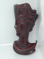 Kerámia art deco jellegű fali maszk