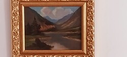 TELEPY KÁROLY(1828-1906):Alpesi táj