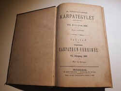 Tátra - Kárpát Egyesület évkönyve 1880 - Erdély, Székelyföld, Fogaras, Jégvölgyi csúcs képek!!