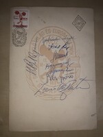 1962-es budapesti súlyemelő világbajnokság FDC sporttörténeti aláírásokkal