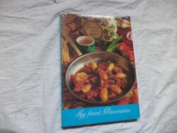 Így főzünk pannóniában - Pannónia Vállalat szakácskönyv (4698)