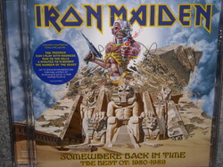 IRON MAIDEN SOMEWHERE BACK IN TIME The Best Of 1980-1989 CD ÚJ gyári bontatlan