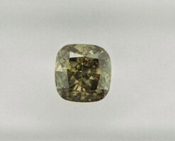 Ritka Természetes Fancy Deep Greenish Gyémánt 0,55 ct – IGI Tanúsítvánnyal, Lezárt Tokban