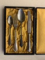 Berndorf "Royal Chippendale" evőeszköz készlet eredeti dobozban, monogrammal