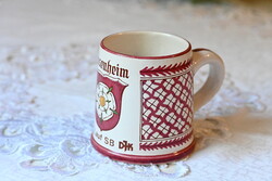 Vogt Keramik Rosenheim vintage kerámia bögre / söröskorsó 9,5 cm