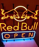 RED BULL OPEN NEON LED REKLÁMTÁBLA EREDETI