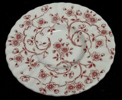 DT/632. Sarreguemines „Chintz” mintás kávés csészealj (10 cm)