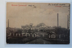 Képeslap, Szerencs, Cukorgyár, 1908 W.L. No.1152