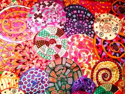 Luxus francia selyem kendő 180x90 cm mandala virág mintás új nagy méretű női sál