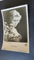 BRIGITTE BARDOT FRANCIA SZÍNÉSZ LEGENDA ÉNEKES KORABELI EZÜST ZSELATINOS SZTÁR FOTÓ
