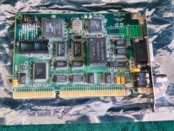Retro SMC ISA Hálózati Kártya BNC AUI (Teszteletlen) DOS Windows 95