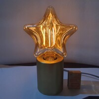 Dekoratív szabályozható led csillag díszvilágítás éjjeli asztali lámpa lakásdekoráció