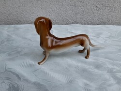 Gyönyörű art-deco Hollóházi tacskó